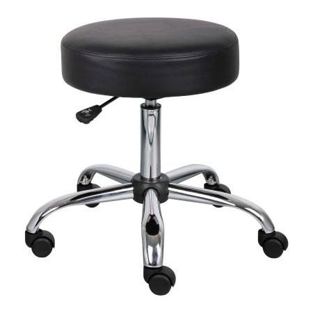 Boss Office Products Boss Medical Stool - Vinyl - Black B240-BK